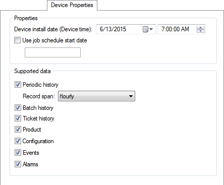 Device Properties